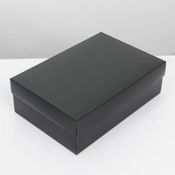 Коробка складная Черная, 30 х 20 х 9 см