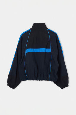 Lacivert Oversize Kal_p Renk Bloklu Yazl_k Mont TWOAW27MO00136 - Trendyolmilla фото 9