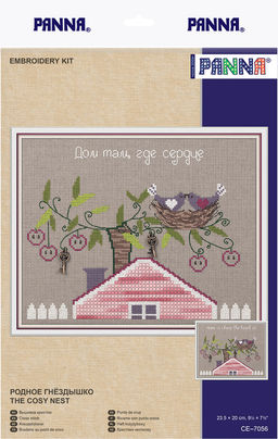 Набор для вышивания PANNA CE-7056 Родное гнездышко 23 х 18.5 см