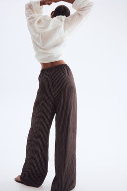 Pantal?n amplio con cord?n de ajuste - H&m фото 9