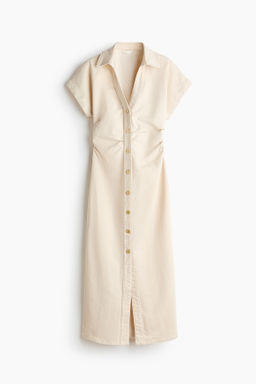 Vestido denim de manga corta
