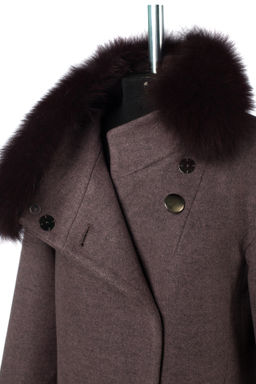 Мех натуральный (песец) Пальто утепленное Термофинн 100 г - El podio фото 11