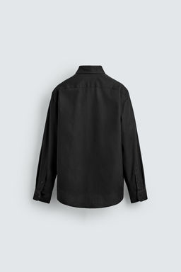 Рубашка CAMISA ESTRUCTURA EASY CARE черная
