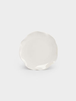 Тарелка закусочная, 20 см, фарфор P, белая, Волнистый край, White ocean - Anna lafarg фото 2