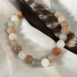 Браслет из Лунного камня микс 16,5 см