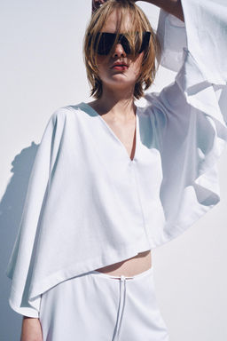 TOP CAPA VOLUMEN HEAVY COTTON / Blanco