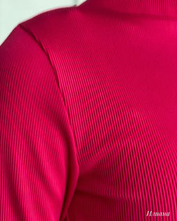 Кроп-топ Илиана (фуксия) - Nadi bordo фото 2