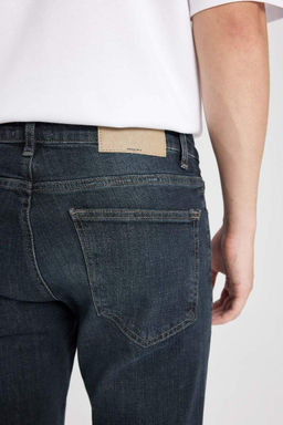 Pedro Slim Fit Джинсовые брюки узкого кроя с нормальной талией и узкими штанинами - Defacto фото 6