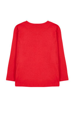 Lacivert Erkek Cocuk Hayvan Desenli Bisiklet Yaka Pamuklu Orme T-Shirt TKDAW25TS00009 - Trendyolmilla фото 3