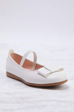 Beyaz Kucuk/Buyuk K?z Cocuk Babet TAKSS26BE00015