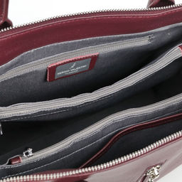 Женская кожаная сумка Sergio Valentini SV-SZ-702A Бордо  фото 4