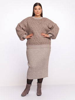 Юбка вязаная UB38266BRW19