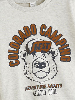 Bisiklet Yaka Erkek ?ocuk Sweatshirt