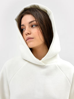 Худи женское в молочном цвете молочный 122745 - Mark formelle фото 4