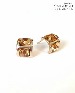 Серьги с кристаллами Swarovski