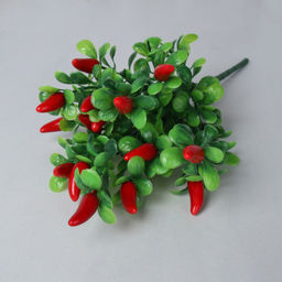 Растение искусственное Перец/Ягода 33 см / CW466 /уп 2/200/800/ микс - Галеонтрейд фото 2