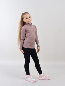 CRB wear / CWKG 63989-33-427 Водолазка для девочки,какао  фото 2