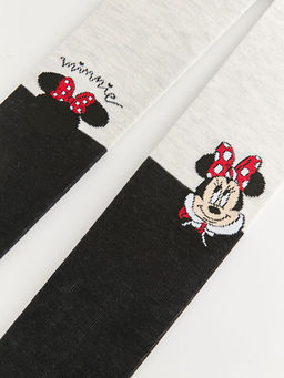 Minnie Mouse Desenli K?z ?ocuk K?lotlu ?orap