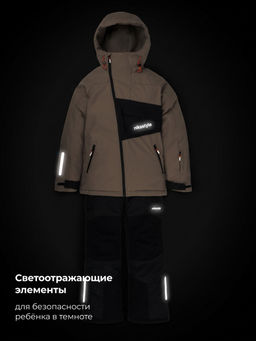 Костюм 7з2726 серый песок/черный
