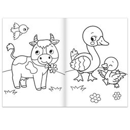 Цена за 2 шт. Раскраска «Наша ферма», 16 стр., формат А4