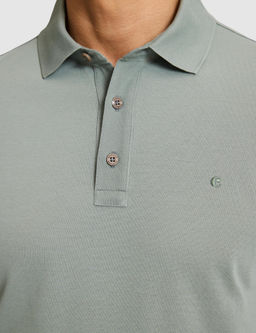 _a_la Slim Fit Saf Pamuk Polo Yaka Basic T-shirt