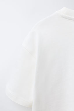 HEAVYWEIGHT EMBROIDERED SLOGAN T-SHIRT - Zara фото 8