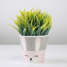 Кашпо для цветов «Зайчик», 0,8 л