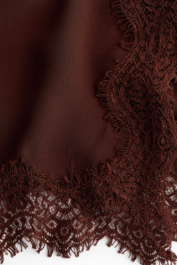Top de tirantes con ribetes de encaje - H&m фото 5