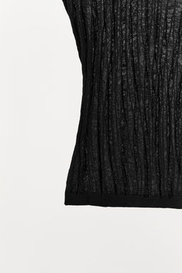 SPARKLY RIB KNIT TOP - Zara фото 8