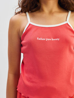 Kare Yaka K?z ?ocuk Crop Atlet