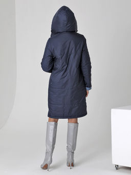 25108 Плащ утепл. синий - Dizzyway фото 5