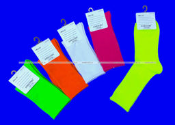 Цена за 10 пар. AMIGOBS носки высокие ЦВЕТНЫЕ с высокой резинкой арт. 1365