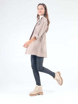 Ботинки EDART 307. PODYUM141 br. бежевый гучи коричневый/шерсть - Ed'art фото 11