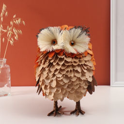 Фигурка «Сова пучеглазая», 20×19×30 см