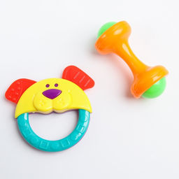 Набор погремушек Маленькие радости, 2 шт, цвет МИКС