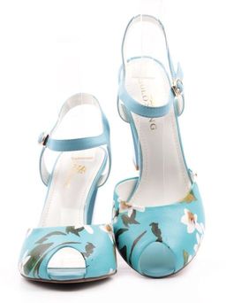 EG21-10 BLUE Босоножки женские (натуральная кожа) - Фабричный китай фото 14