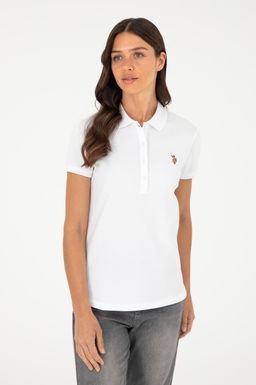Женская белая футболка - U.s. polo assn фото 3