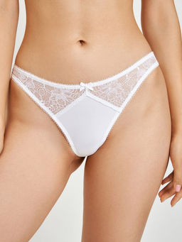 Infinity Lingerie / Трусы стринг жен Menorca  белый