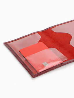 Обложка на военный билет, бордовая