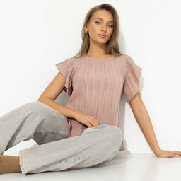 Блуза из жатой ткани, Потому что нужно! (коричневая) - Charutti фото 7