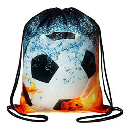 Мешок для обуви «Мяч в огне» (мягкий полиэстер, плотность 210D) 42×34 см