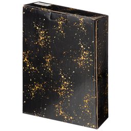 НАБОР ТАРЕЛОК ОБЕДЕННЫХ BRONCO MIDNIGHT GOLD 2 ШТ. 26,5*21*3,5 СМ (КОР=12НАБ.)  фото 2