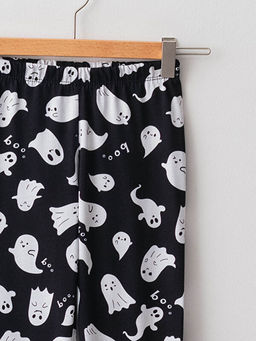 Bisiklet Yaka Bask?l? Uzun Kollu K?z ?ocuk Pijama Tak?m? - Waikiki фото 3