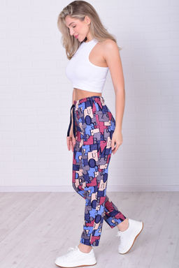 Брюки домашние женские 8-031д1 из хлопка - Новое кимоно фото 5