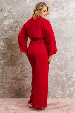 Костюм Anastasia 1063.1 рубиновый красный фото 2