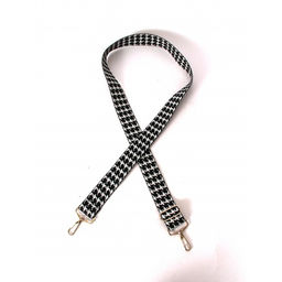 Плечевой ремень (стропа) ADEL-239/регулируемый, макс длина 136см, лапка черн/бел 262060 - Adelia фото 2