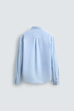 Рубашка Estructura Twill голубая