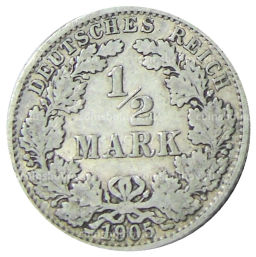 1/2 марки 1905 года A Германия