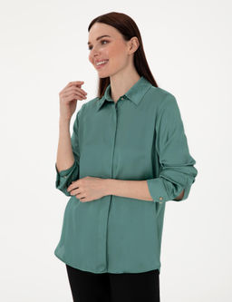 Ye_il Comfort Fit Uzun Kollu G_mlek - Pierre cardin фото 3