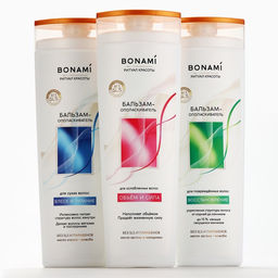 Бальзам для волос с маслом аграны и макадамии, объём и сила, 400 мл, BONAMI